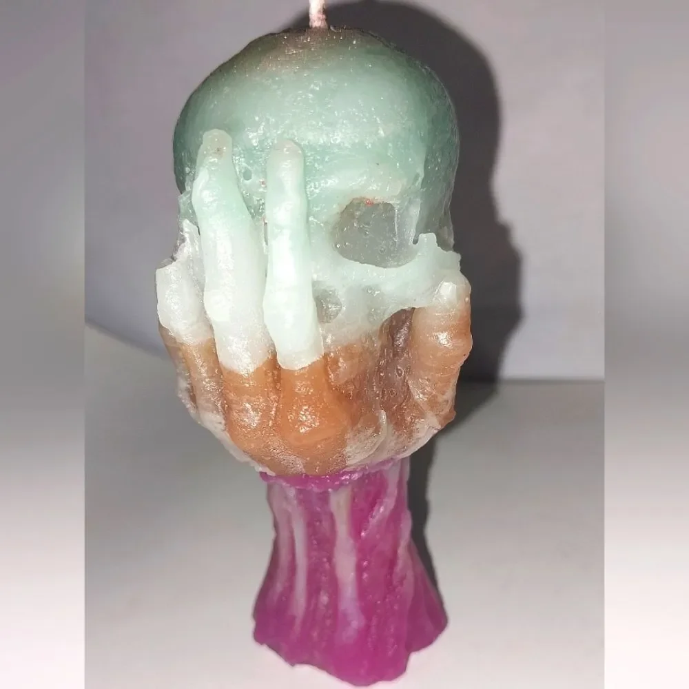 Hand crafted limited edition from our raging skull candle collection